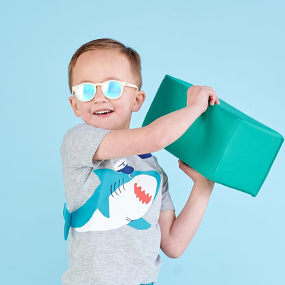 Non-Polarized Keyhole Sunglasses | Sweet Cream