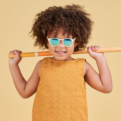 Non-Polarized Keyhole Sunglasses | Sweet Cream