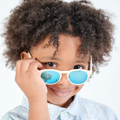 Non-Polarized Keyhole Sunglasses | Sweet Cream