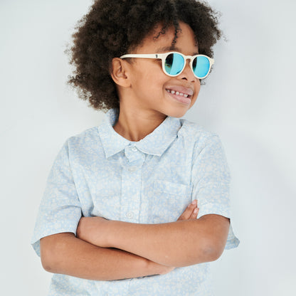 Non-Polarized Keyhole Sunglasses | Sweet Cream