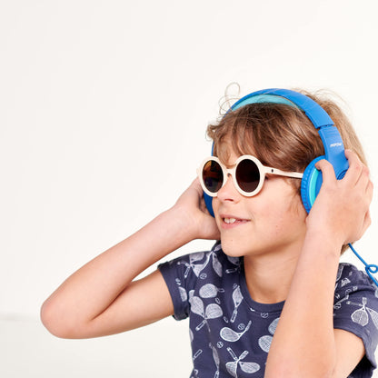 Euro Round Sunglasses | "Sweet Cream"