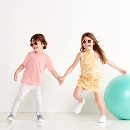 Ltd Euro Round Sunglasses "Peachy Keen''