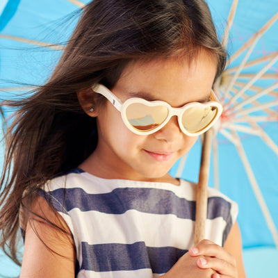 Polarized Heart Sunglasses | Sweet Cream