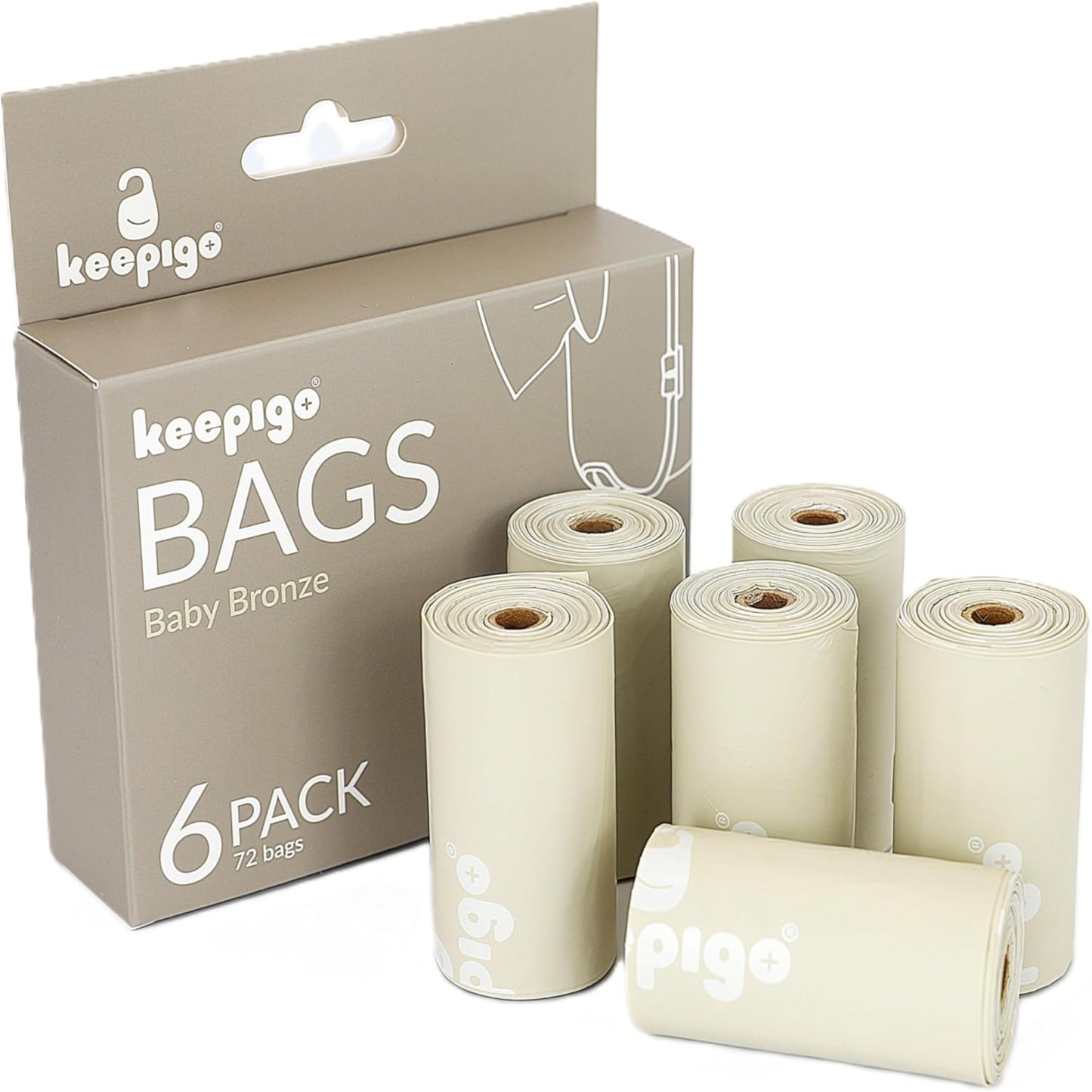 Keepigo | Compostable Disposable Diaper Bag Refills