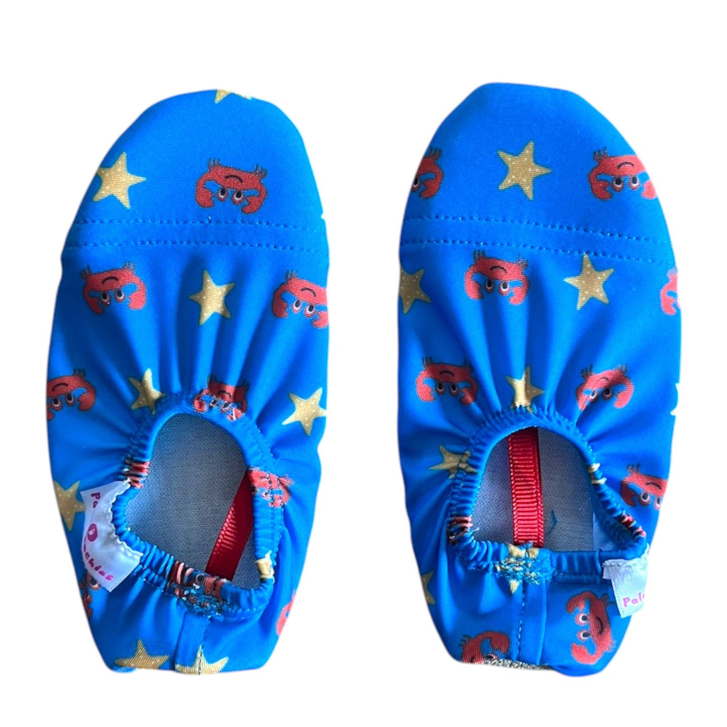 Stars and crabs pattern on water shoes