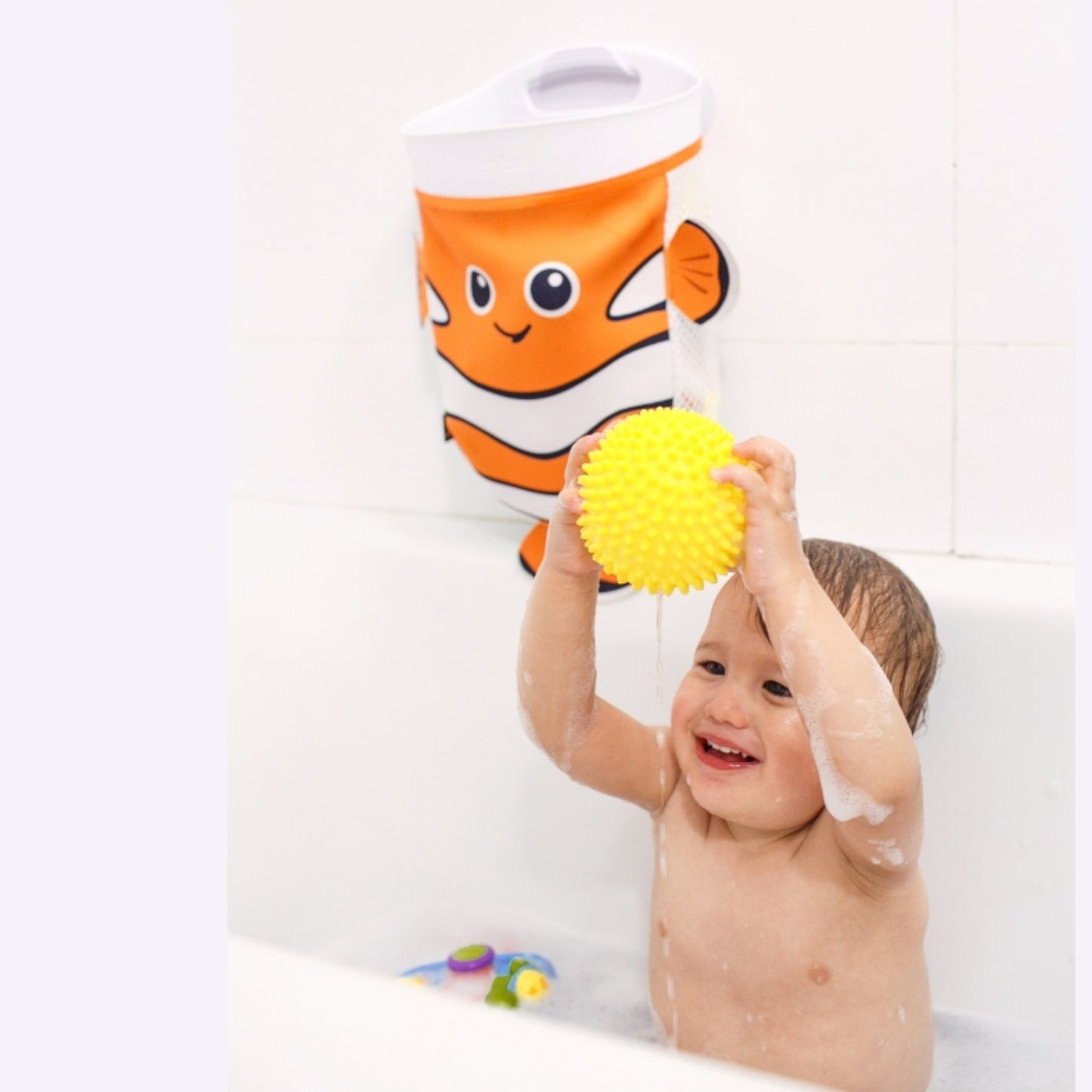 Scoop & Store Bath Toy Organizer | Captain Nemo