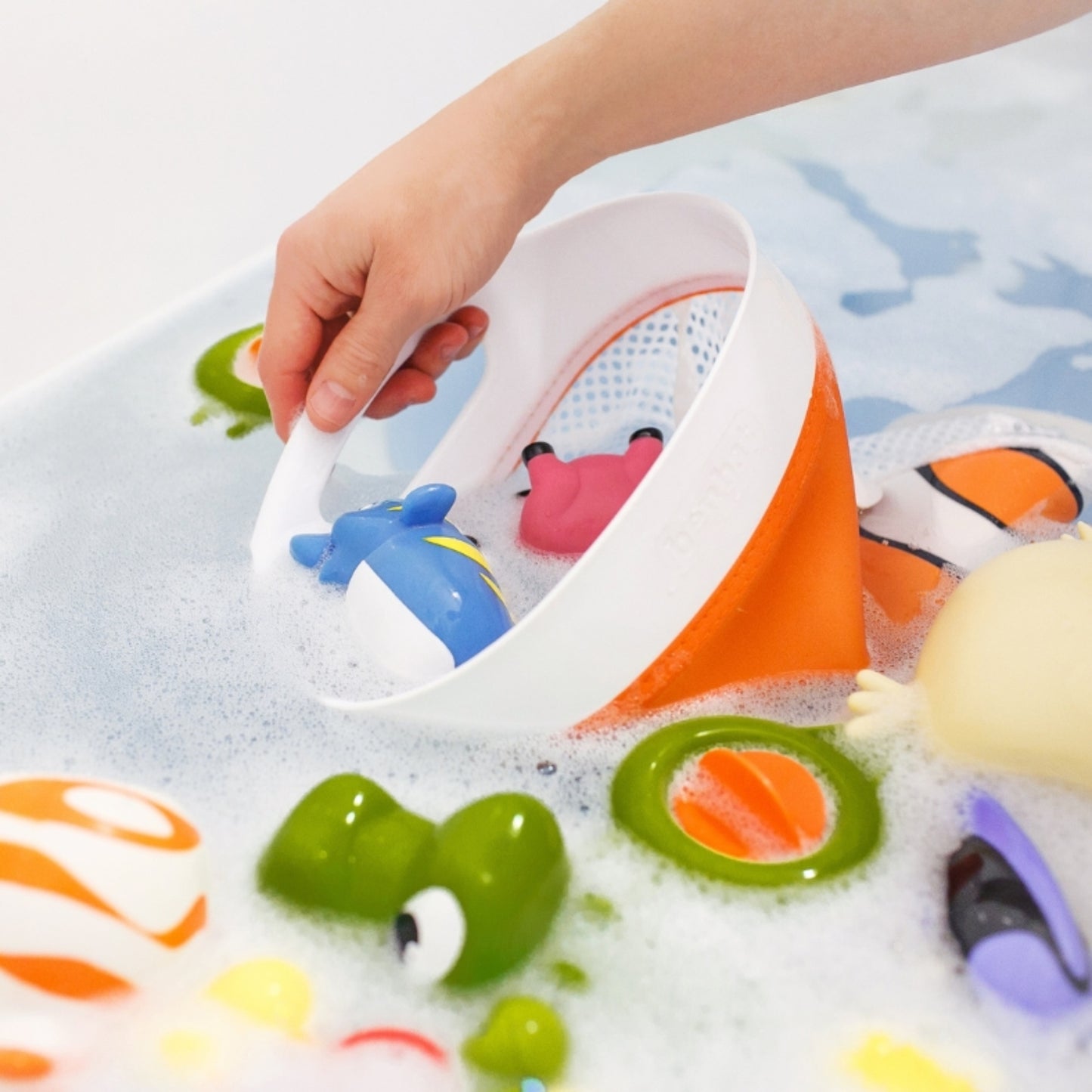 Scoop & Store Bath Toy Organizer | Captain Nemo