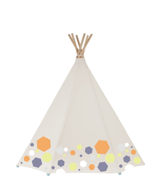 Around the Crib® KAMPI- Geo Color Tent w/LED & MAT