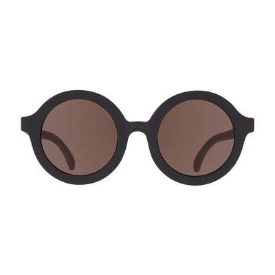Euro Round Sunglasses | Jet Black