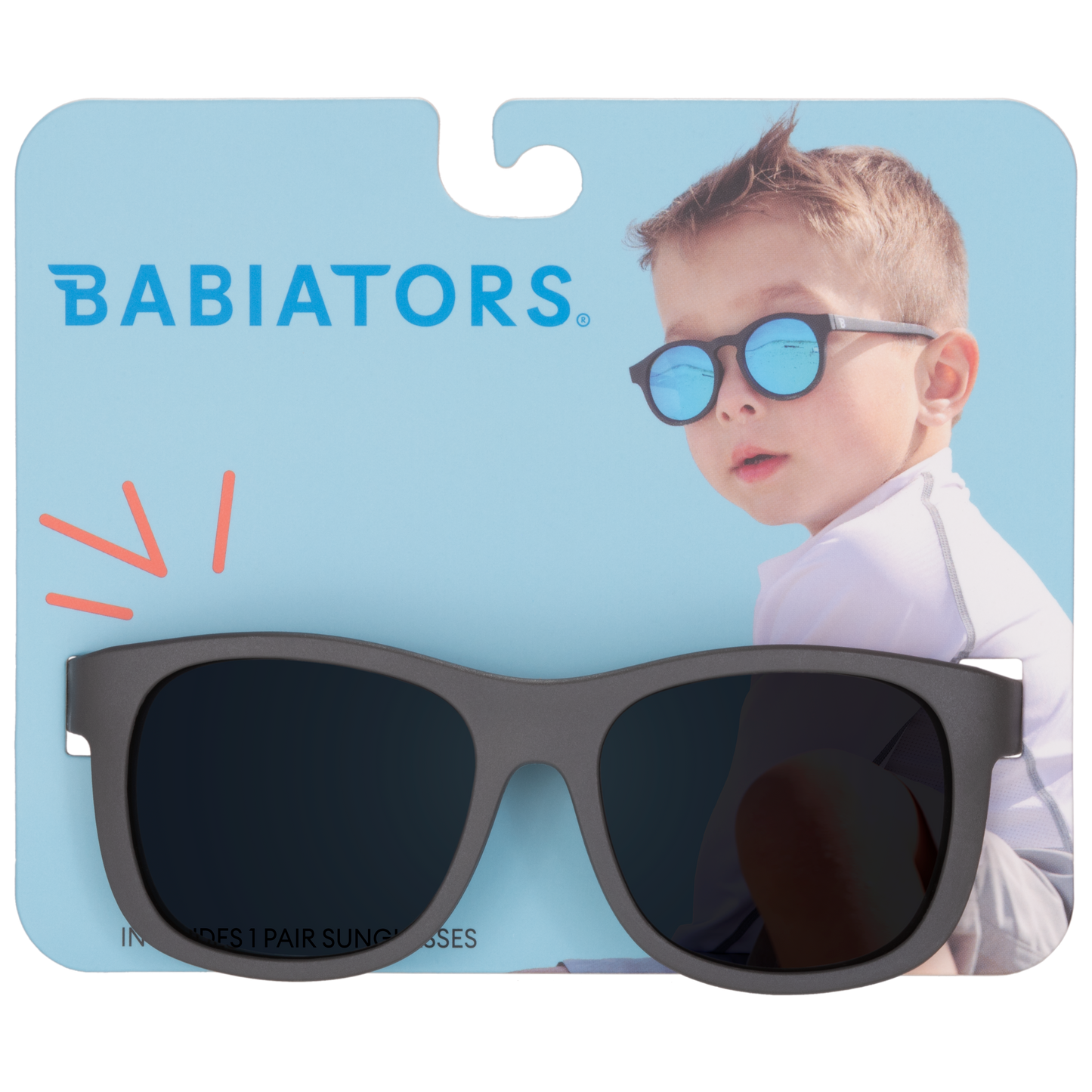 Lunettes de soleil Hang Tag Navigator | Gris Galactique
