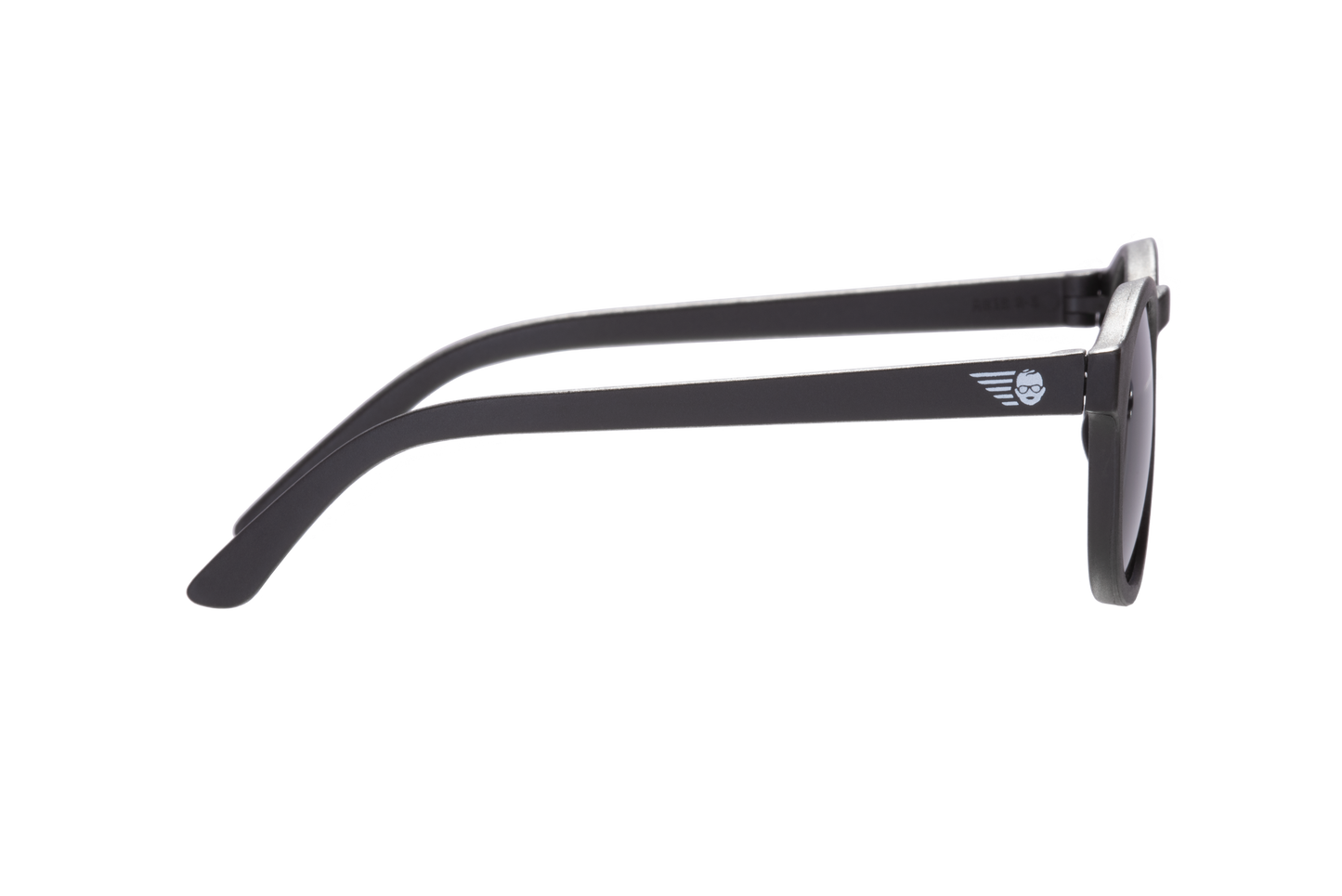 Non-Polarized Keyhole Sunglasses | Jet Black