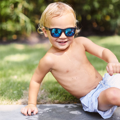 Polarized Navigator Sunglasses | Jet Black