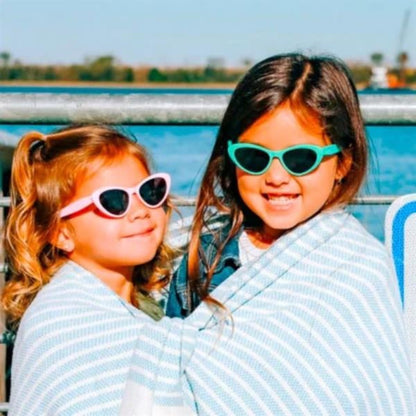 Non-Polarized Cat-Eye Sunglasses | Totally Turquoise