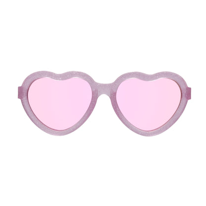 Non-Polarized Mirrored Heart Sunglasses | Sparkle Squad