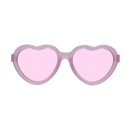 Non-Polarized Mirrored Heart Sunglasses | Sparkle Squad