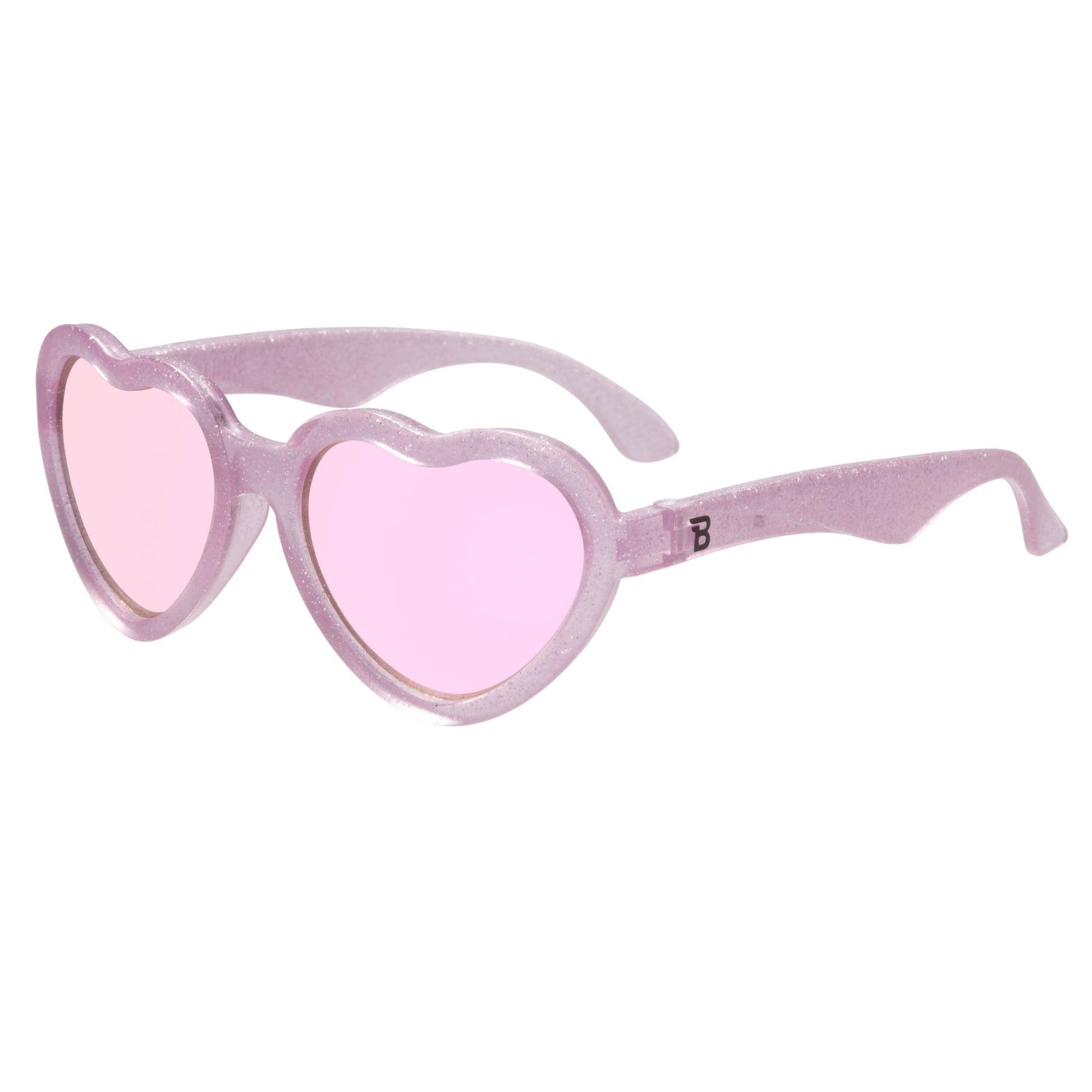 Non-Polarized Mirrored Heart Sunglasses | Sparkle Squad