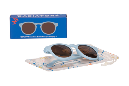 Non-Polarized Keyhole Sunglasses | Baby Blue