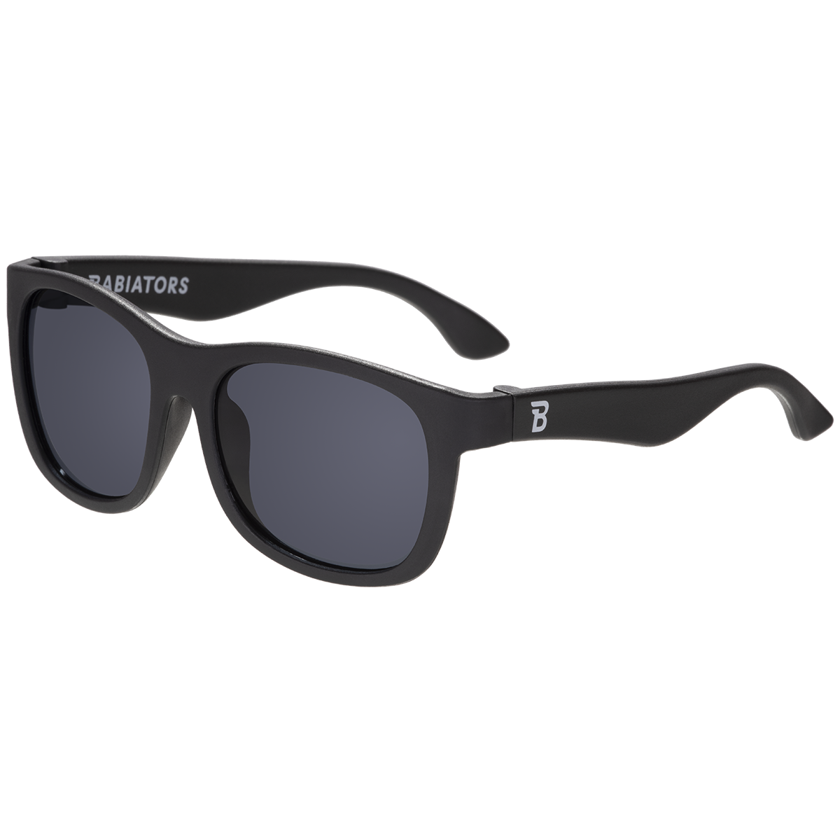 Polarized Navigator Sunglasses | Jet Black Smoke Lenses