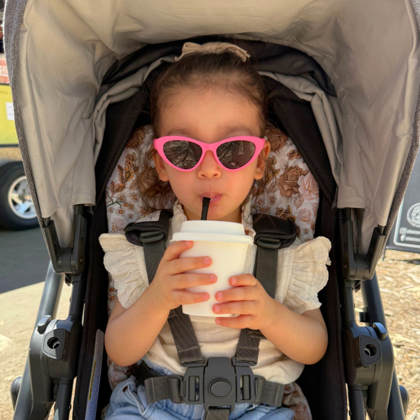 Non-Polarized Cat-Eye Sunglasses | Think Pink