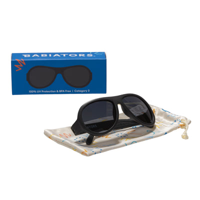 Kids' Sunglasses | Aviator | Black Ops Black