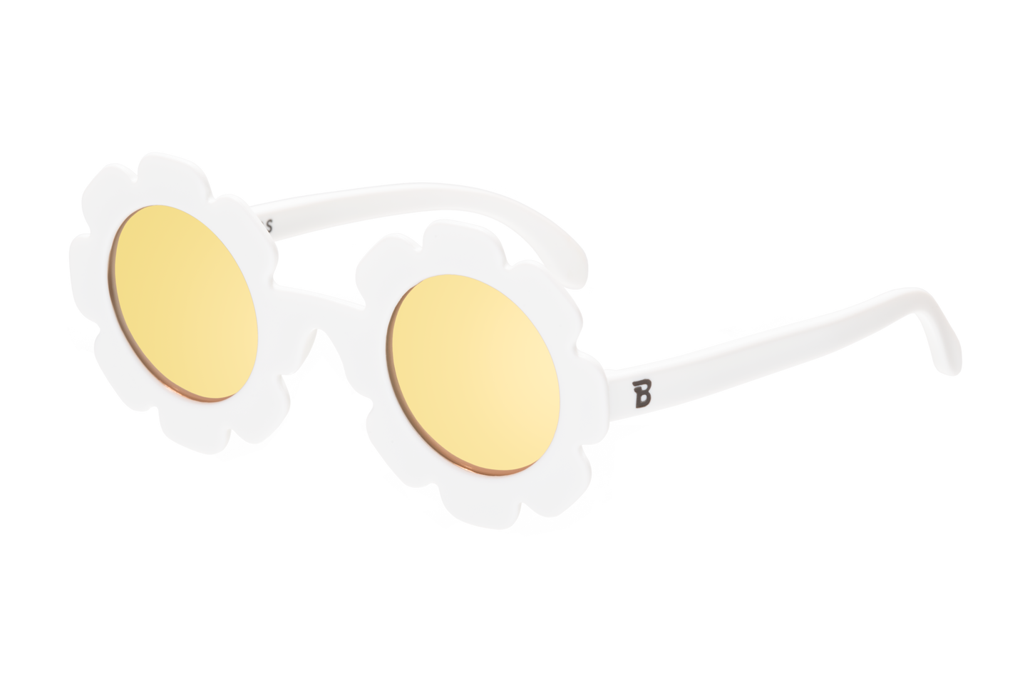 Polarized Flower Sunglasses | "White Daisy"