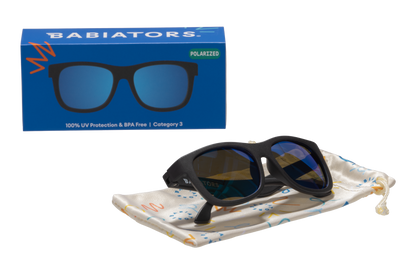 Polarized Navigator Sunglasses | Jet Black
