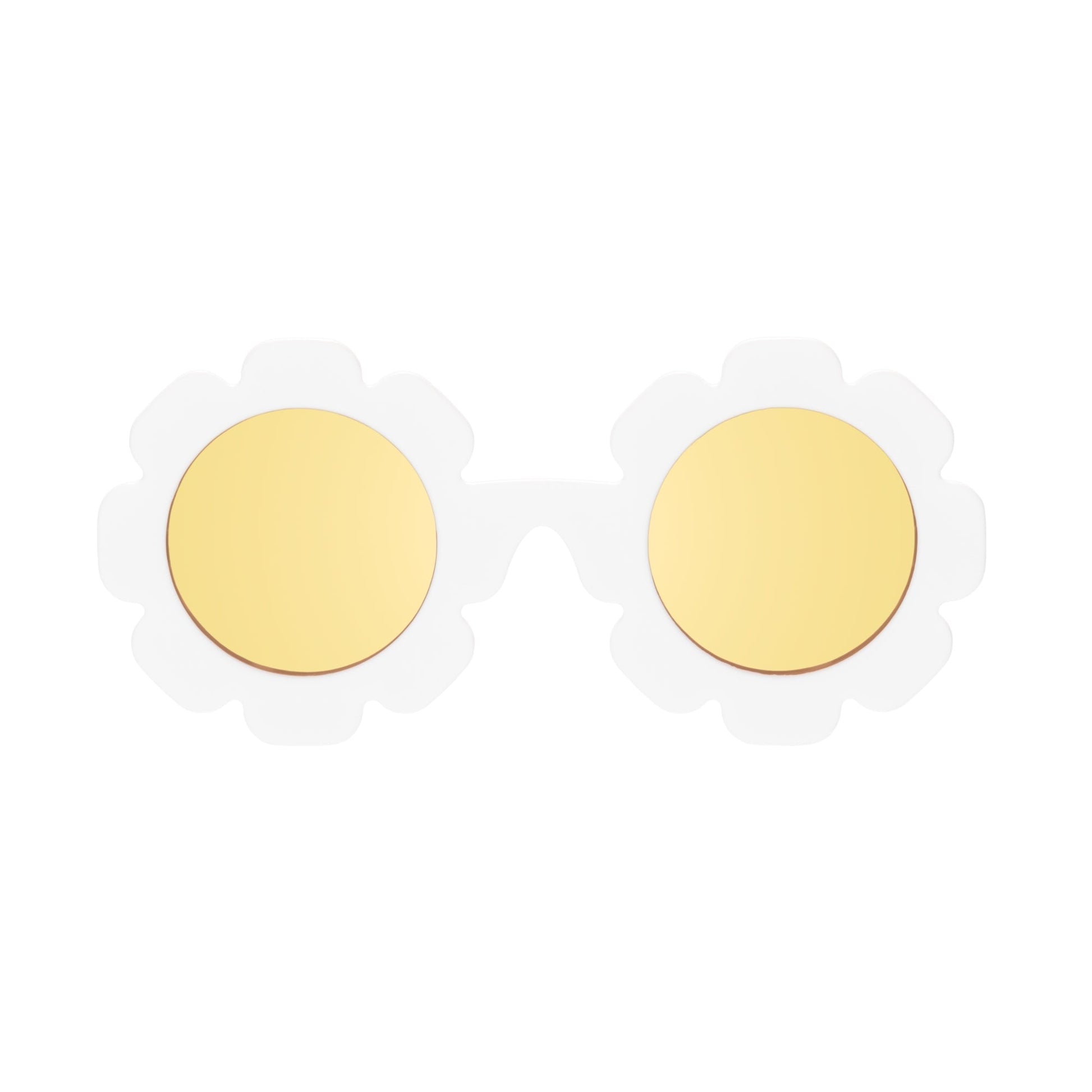 Polarized Flower Sunglasses | "White Daisy"