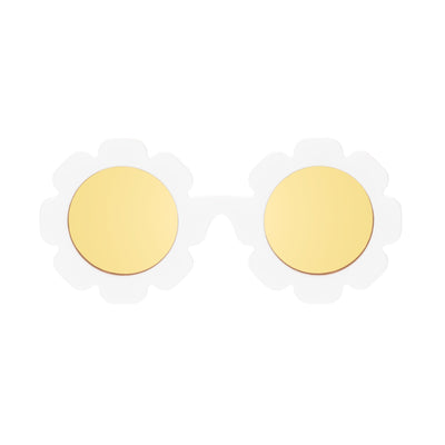 Polarized Flower Sunglasses | "White Daisy"