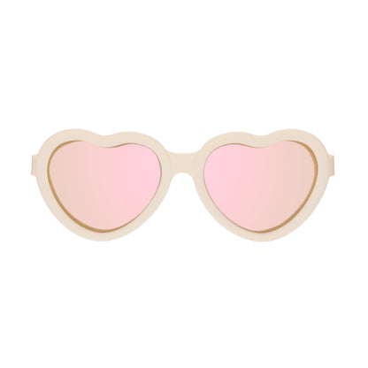 Polarized Heart Sunglasses | Sweet Cream