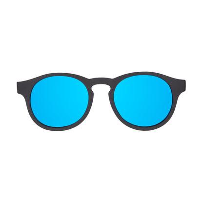 Polarized Keyhole Sunglasses | Jet Black