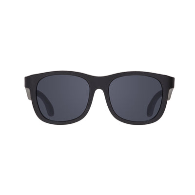 Polarized Navigator Sunglasses | Jet Black Smoke Lenses