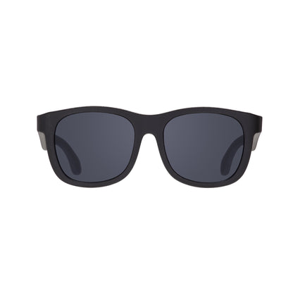 Polarized Navigator Sunglasses | Jet Black Smoke Lenses