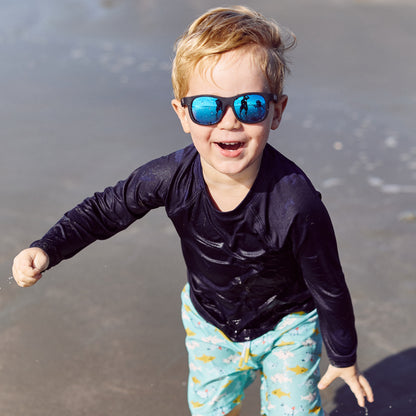 Polarized Navigator Sunglasses | Jet Black