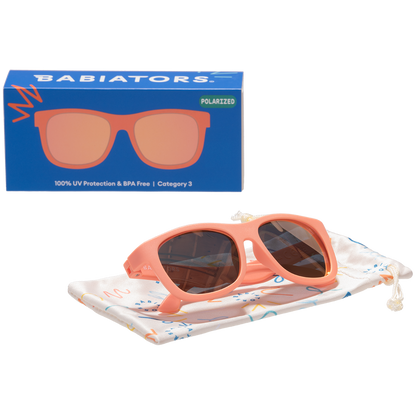 Polarized Navigator Sunglasses | Perfectly Papaya