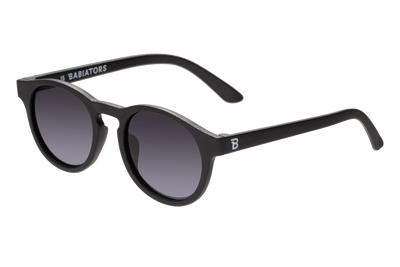 Polarized Keyhole Sunglasses | Jet Black Smoke Lenses
