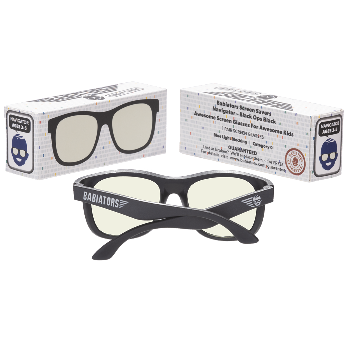 Navigator Blue Light Screen Saver Glasses | Black Ops