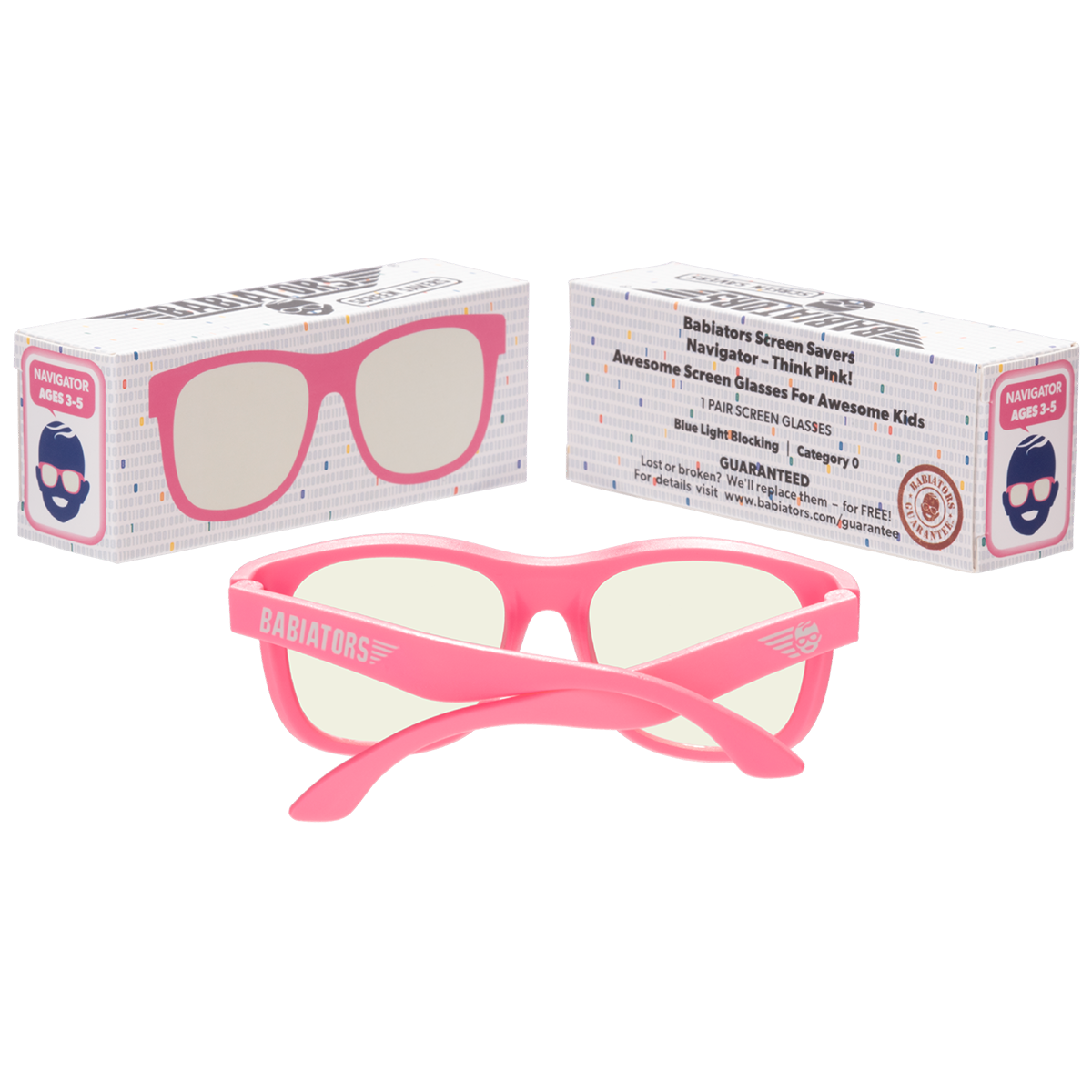 Lunettes de protection contre la lumière bleue Navigator | Pense Rose