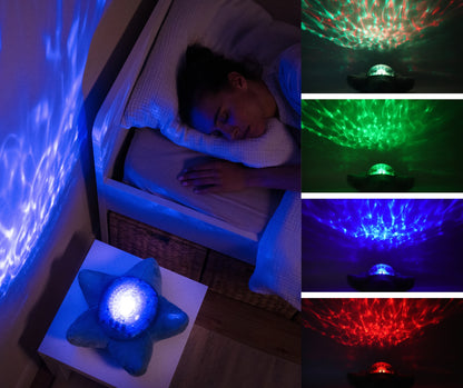 Veilleuse apaisante Tranquil Zen Lotus™ | Lumière et sons relaxants | Aide sensorielle au sommeil