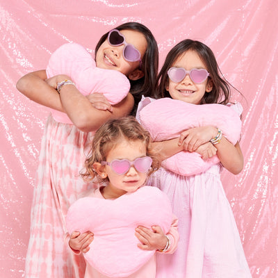 Non-Polarized Mirrored Heart Sunglasses | Sparkle Squad
