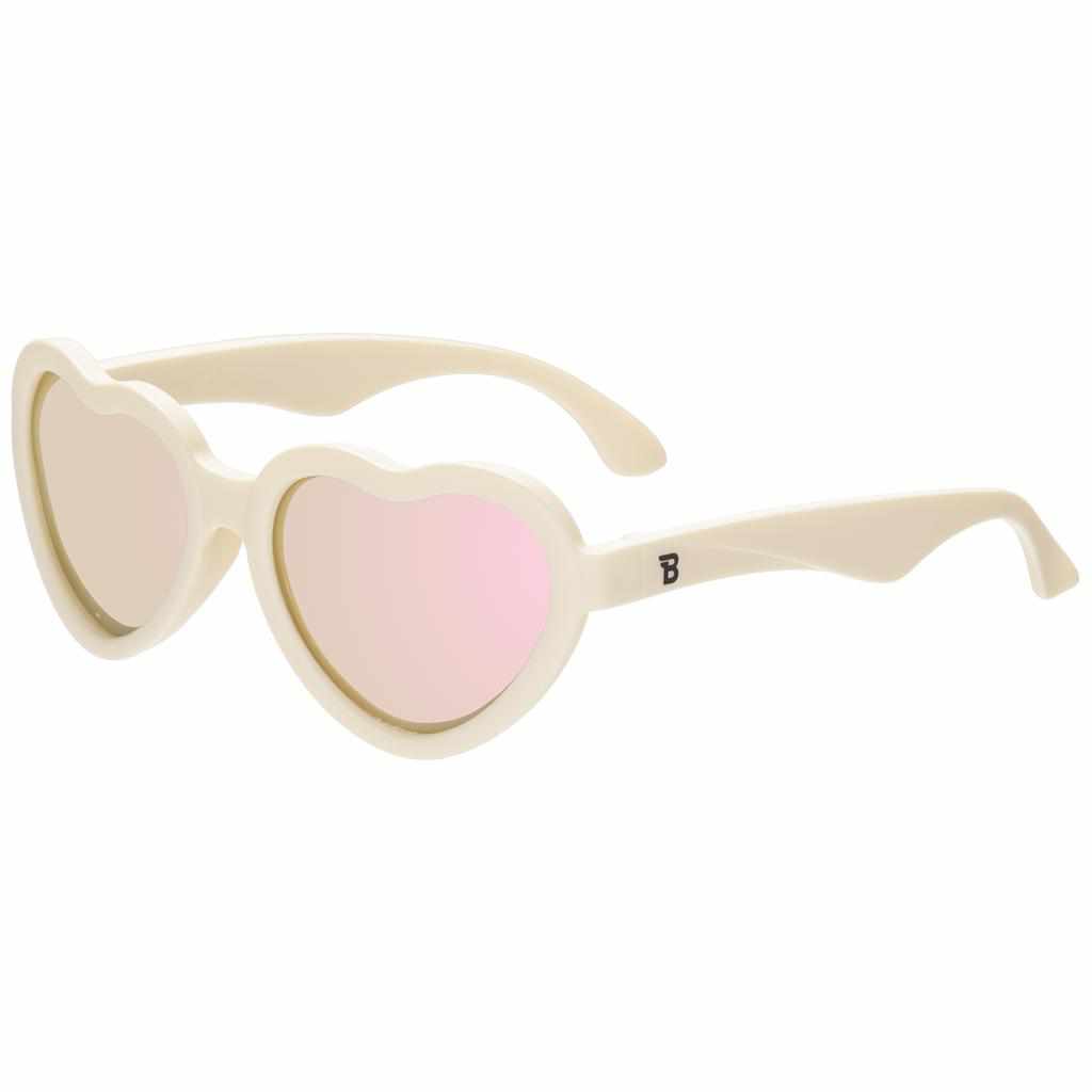 Polarized Heart Sunglasses | Sweet Cream
