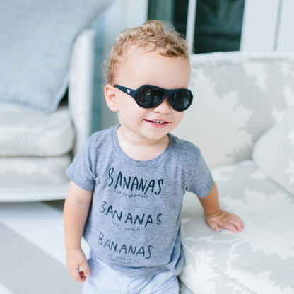 Kids' Sunglasses | Aviator | Black Ops Black