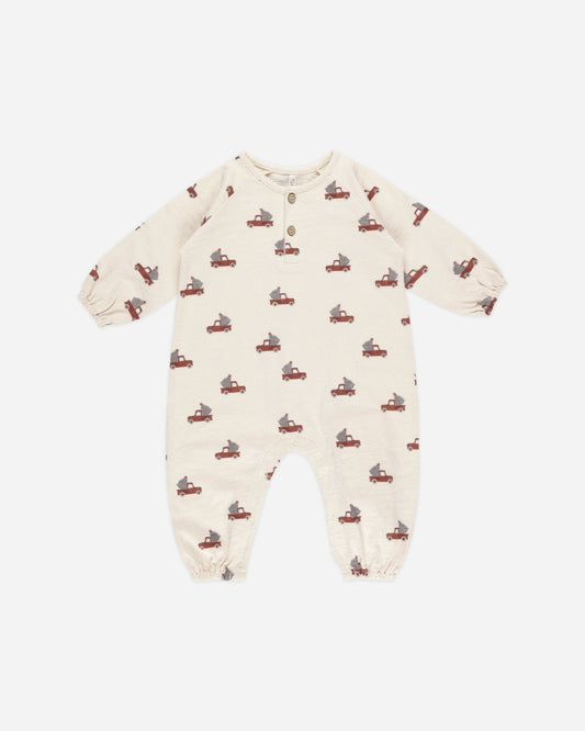 Henley Jumpsuit || Trucks