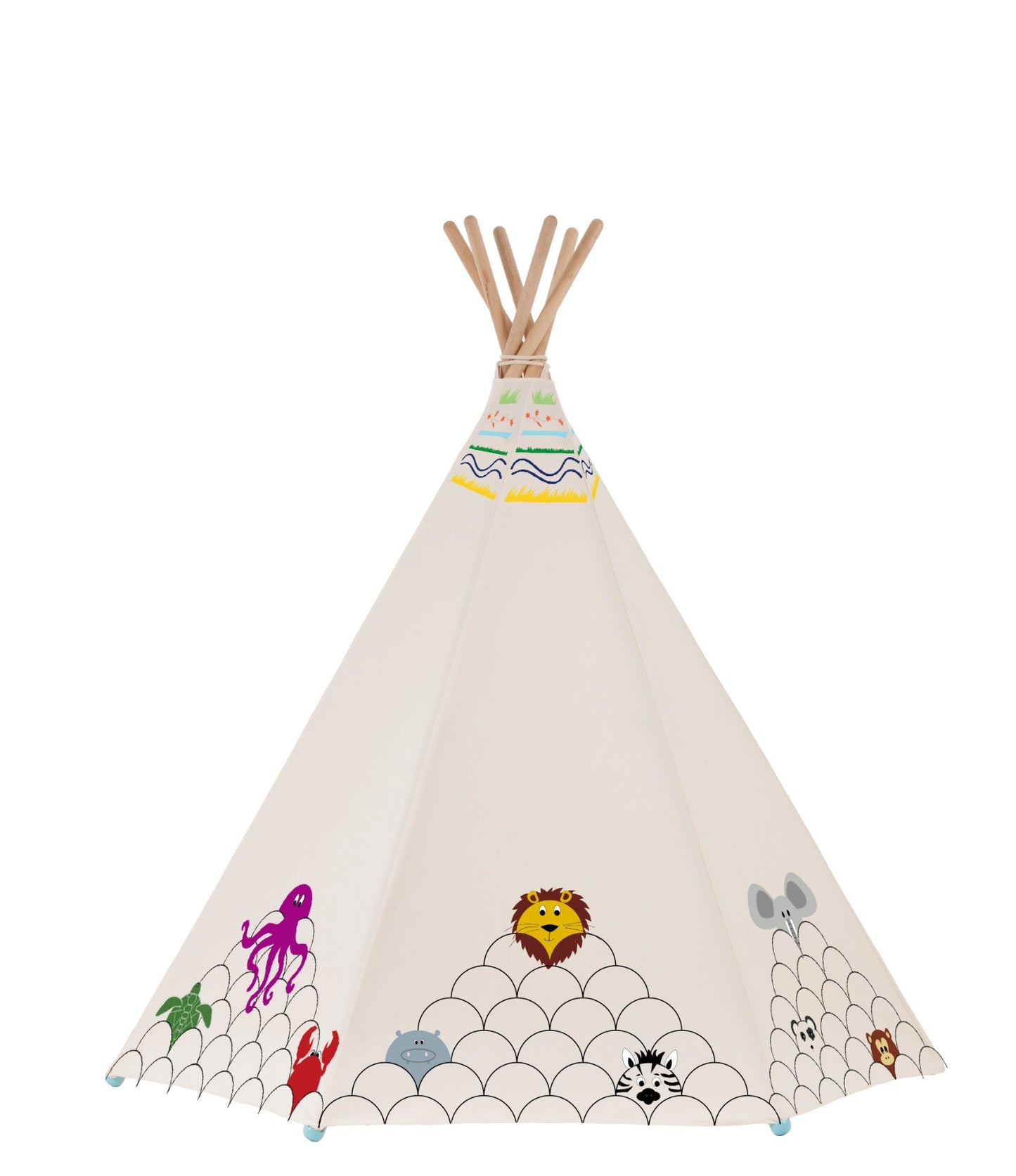 Play Tent | Visit At The Zoo Tent