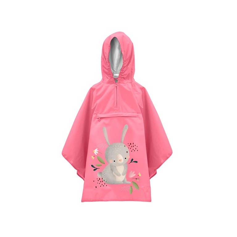 Kids’ Waterproof Rain Poncho with Hood