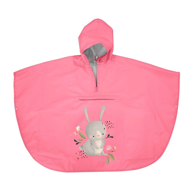 Kids’ Waterproof Rain Poncho with Hood