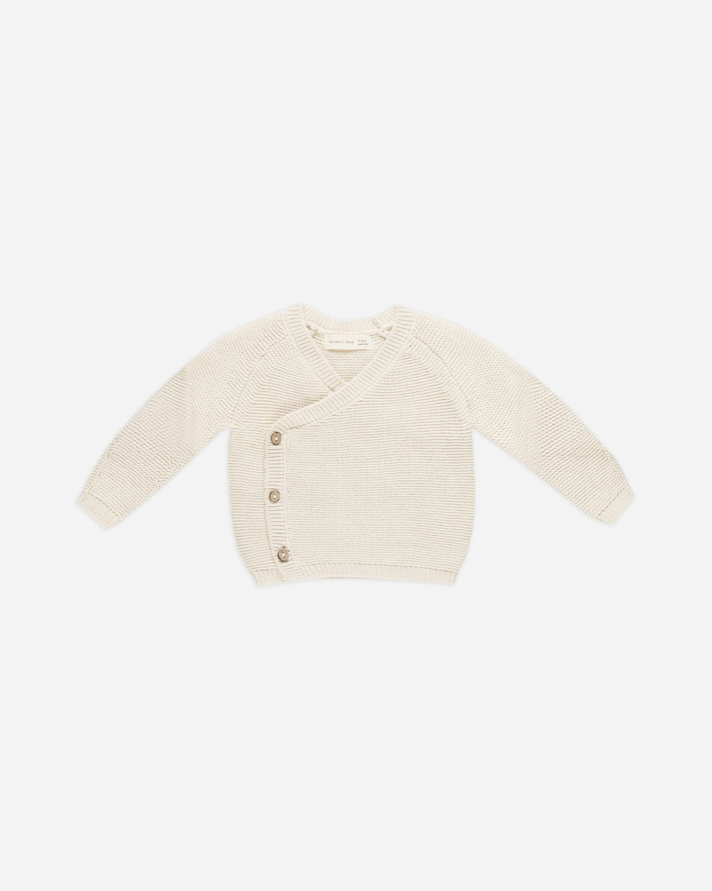 Knit Wrap Top || Natural*