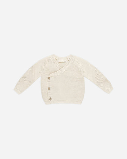 Knit Wrap Top || Natural*