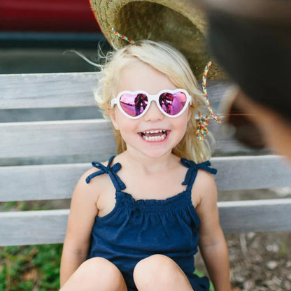 Non-Polarized Mirrored Heart Sunglasses | The Sweetheart