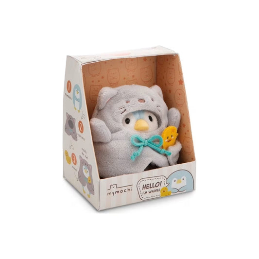 Nici MyMochi 8cm Waddle Penguin Plush – Duck & Cat Costume