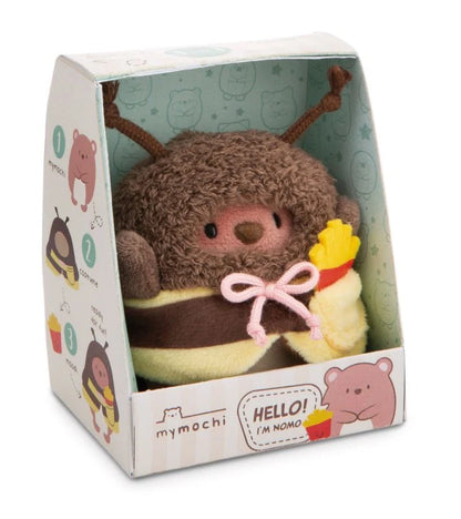 Nici MyMochi 8cm Nomo Bear Plush – French Fries & Bee Costume